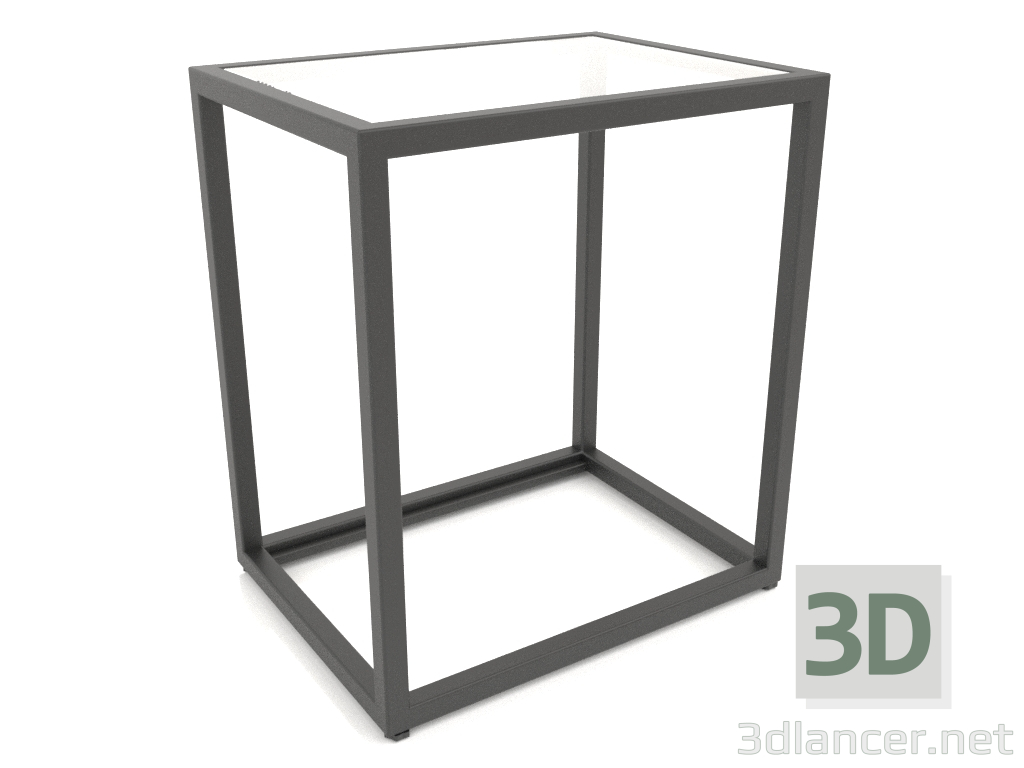 3d model Mesa de centro rectangular (VIDRIO, 40X30X44) - vista previa