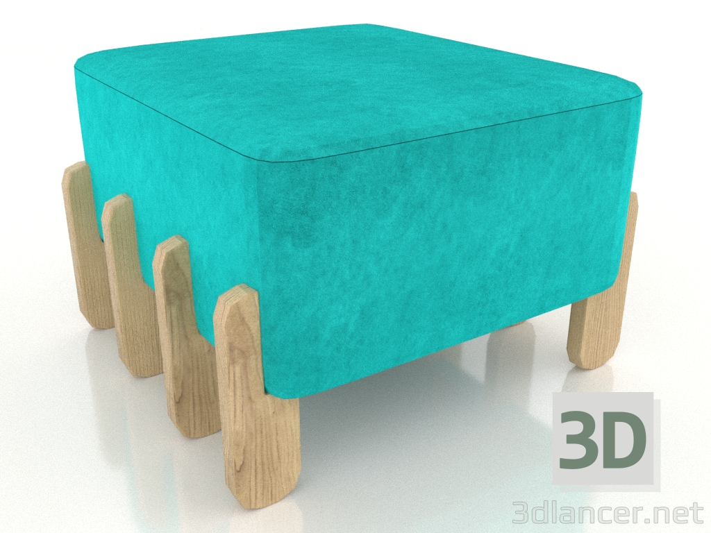 modèle 3D Pouf CRAB (option 6) - preview