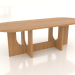 3d model Mesa de comedor OVAL LARGE 2400x900 mm (roble natural) - vista previa