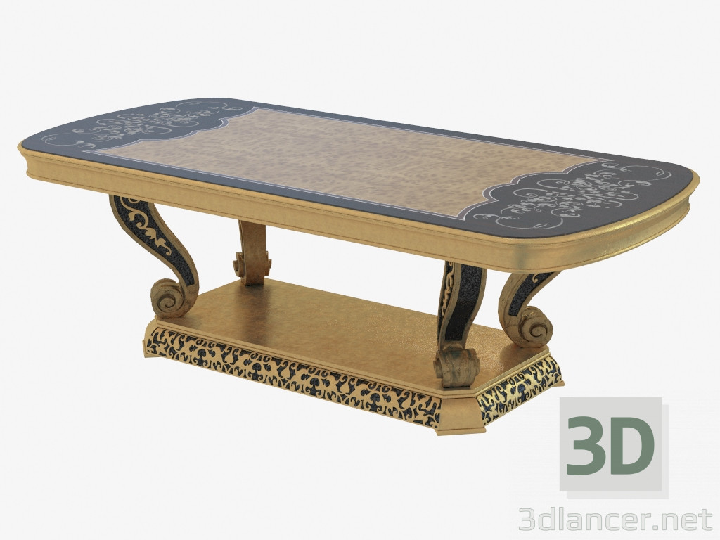 3d model Mesa de comedor en estilo clásico 506 - vista previa