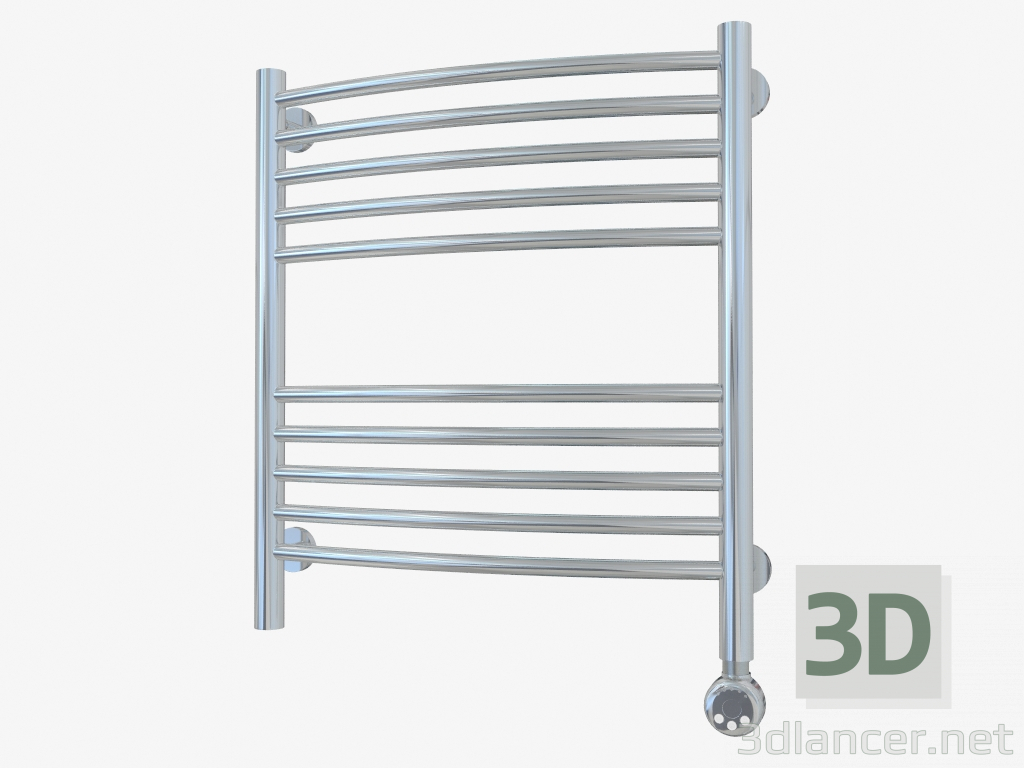 modello 3D Radiatore curvo della Boemia (600x500) - anteprima