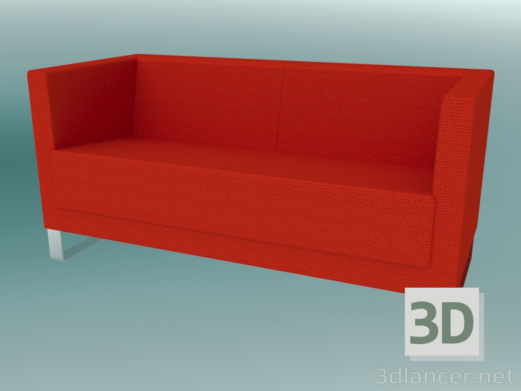 modello 3D Divano 2,5 posti, su console (VL2.5 V) - anteprima