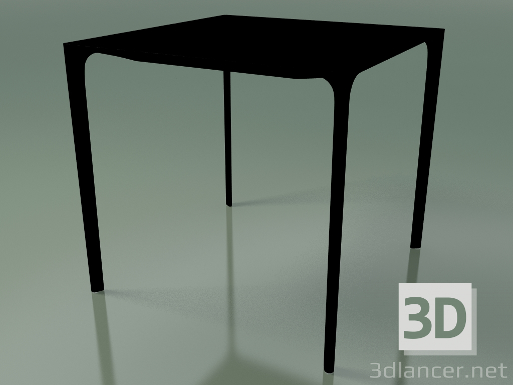 modèle 3D Table carrée 0800 (H 74 - 79x79 cm, stratifié Fenix F02, V39) - preview