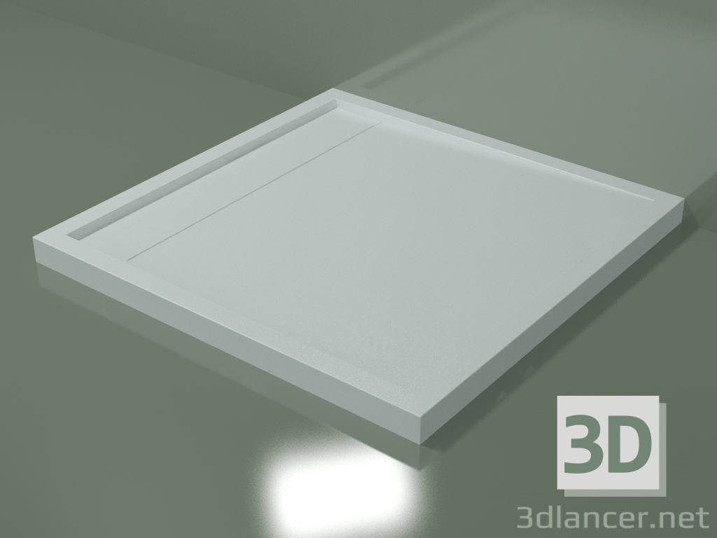 3d model Shower tray (30R14248, dx, L 100, P 100, H 6 cm) - preview