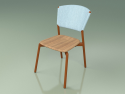 Chaise 020 (Métal Rouille, Ciel)