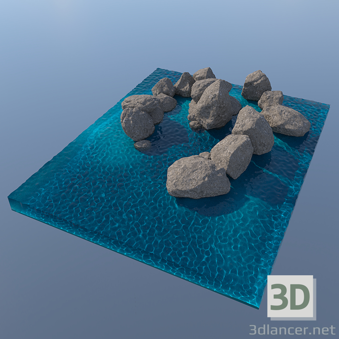 modello 3D di Animazione delle barriere coralline comprare - rendering