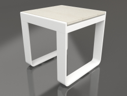 Table basse 42 (DEKTON Danae, Blanc)