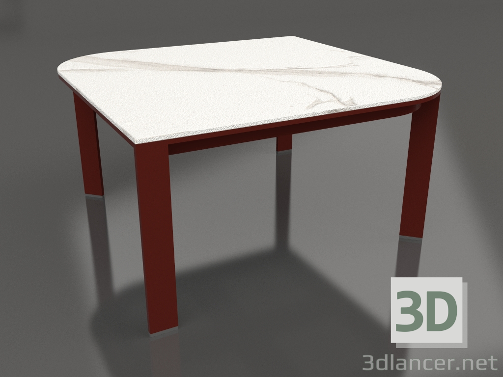 3D modeli Sehpa 70 (Şarap kırmızısı) - önizleme