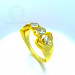 3d model Ring with stones - preview