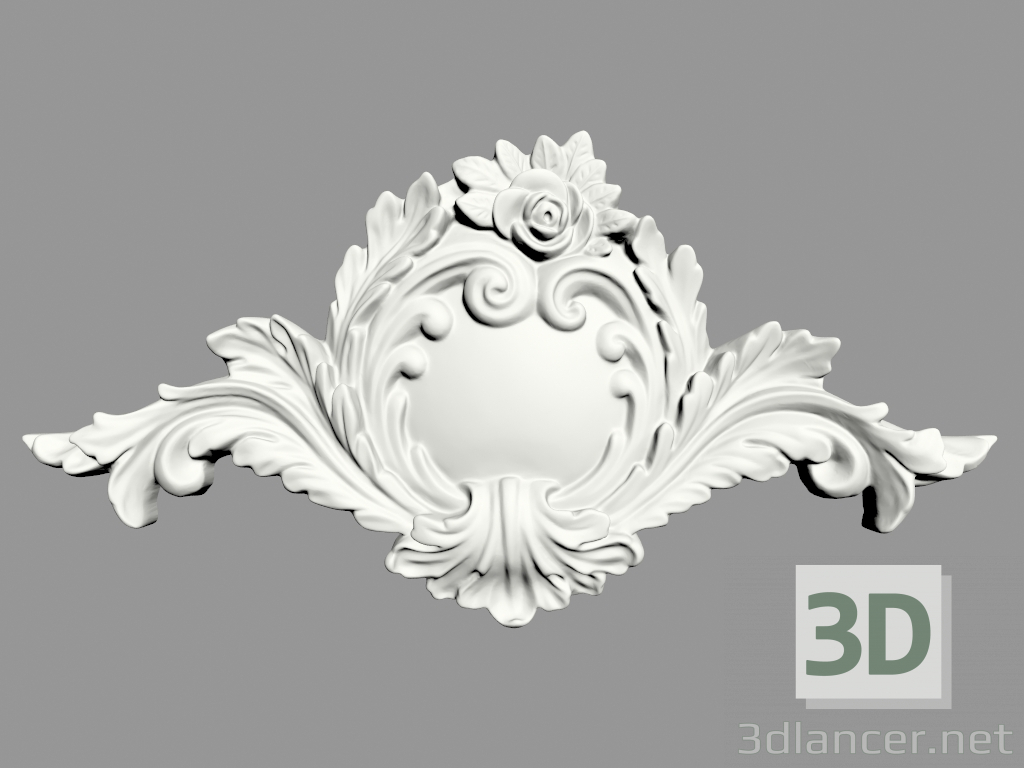 modello 3D Decorazioni murali (Ф137) - anteprima