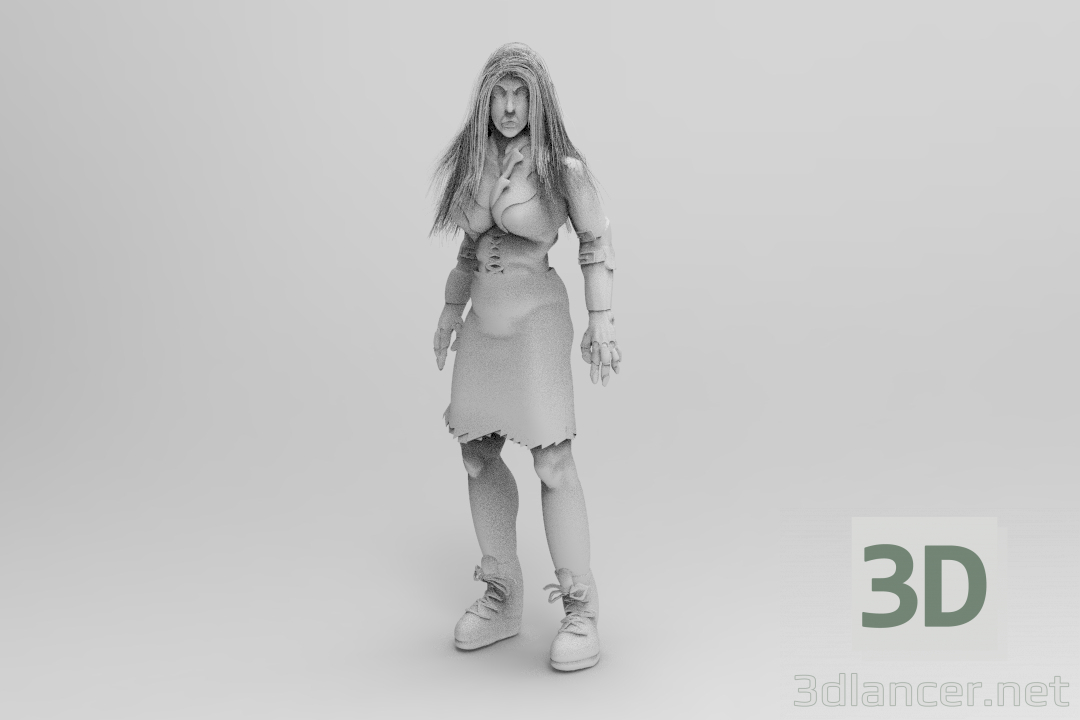 3d model Woman - preview