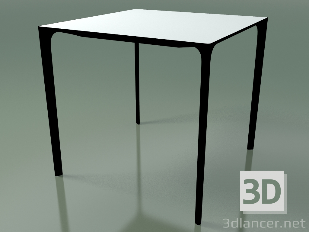 3d model Mesa cuadrada 0800 (H 74 - 79x79 cm, laminado Fenix F01, V39) - vista previa