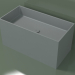 modello 3D Lavabo da appoggio (01UN42101, Silver Grey C35, L 72, P 36, H 36 cm) - anteprima