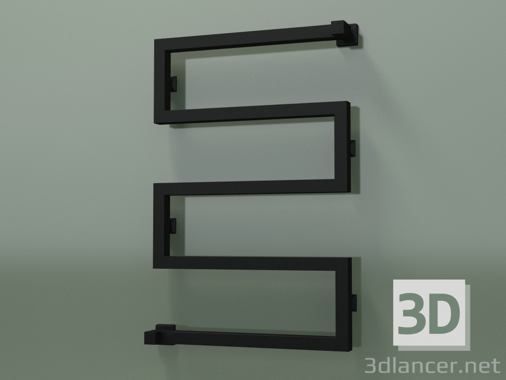 modello 3D Scaldasalviette NOVANTA (0705 R9005 (M), nero opaco) - anteprima