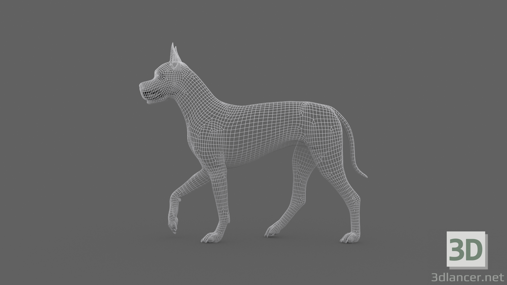 FDGD-002 Hundeanimation 3D-Modell kaufen - Rendern