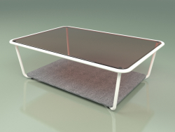 Coffee table 002 (Bronzed Glass, Metal Milk, Luna Stone)