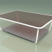 3D Modell Couchtisch 002 (bronziertes Glas, Metal Milk, Luna Stone) - Vorschau