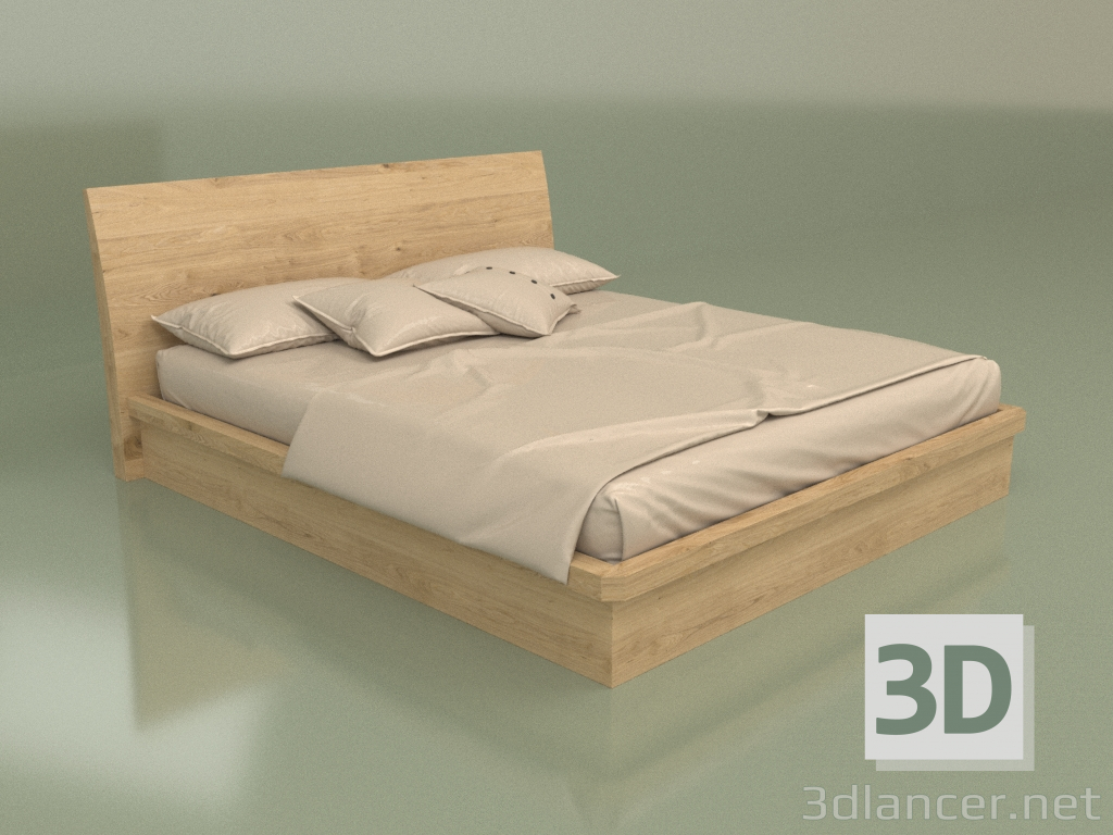 Modelo 3d Cama de casal Mn 2018-1 (Loft) - preview