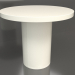 3d model Mesa de comedor DT 011 (D=900x750, color plástico blanco) - vista previa