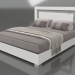 modello 3D Letto Mara 180x200 (bianco) - anteprima