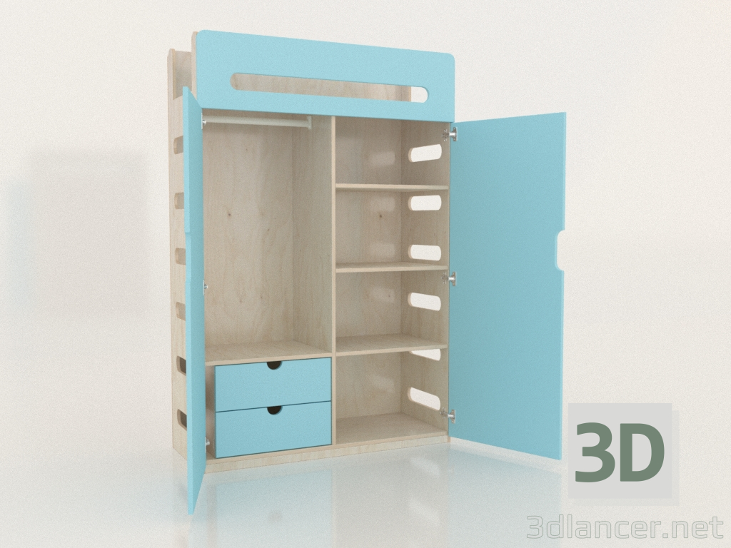 3d model Wardrobe open MOVE WC (WBMWC2) - preview