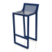 3d model High stool with a high back (Night blue) - preview