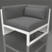 3d model Modular sofa, section 6 left (White) - preview