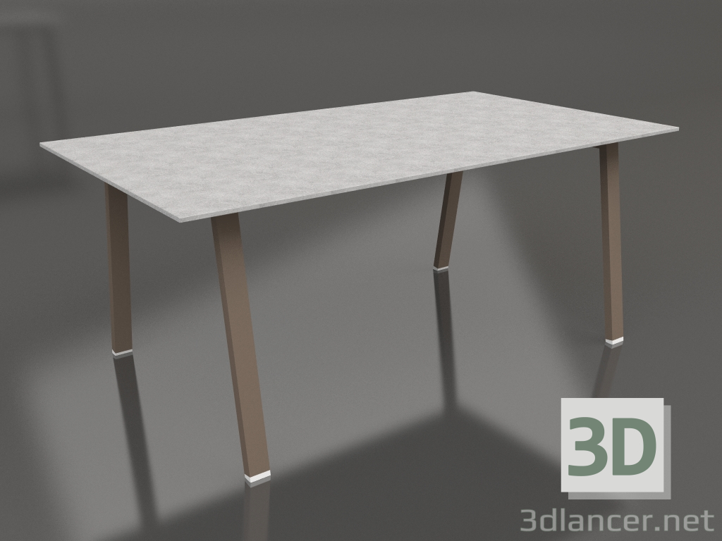 3D modeli Yemek masası 180 (Bronz, DEKTON) - önizleme