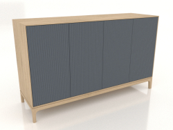 Mobile TV FARGO con frontali fresati 1600x500x950 mm (ardesia, rovere chiaro, opzione 1)