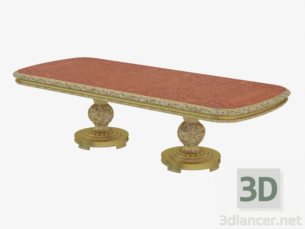 Modelo 3d Mesa de jantar em estilo clássico 706A - preview