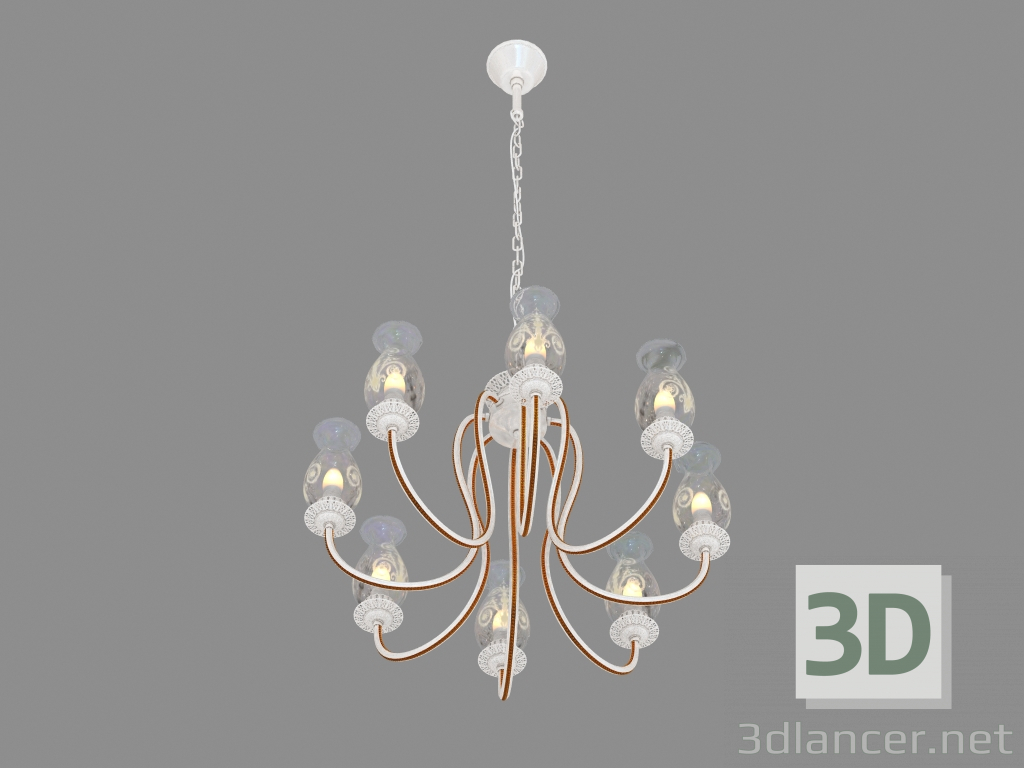 Modelo 3d Candelabro Taranto (1394-8P) - preview