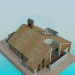 modello 3D Cottage - anteprima