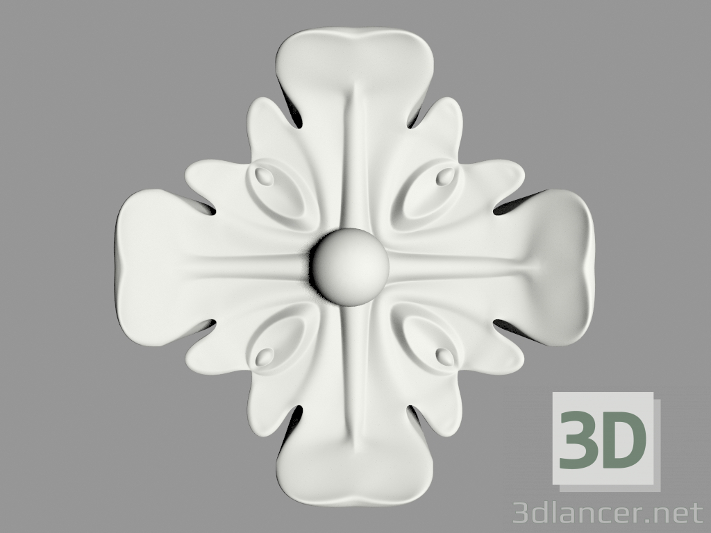 Modelo 3d Decoração da parede (Ф138) - preview