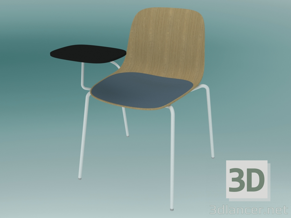 3D modeli SEELA masa sandalyesi (ahşap döşeme ile S317, döşemesiz) - önizleme