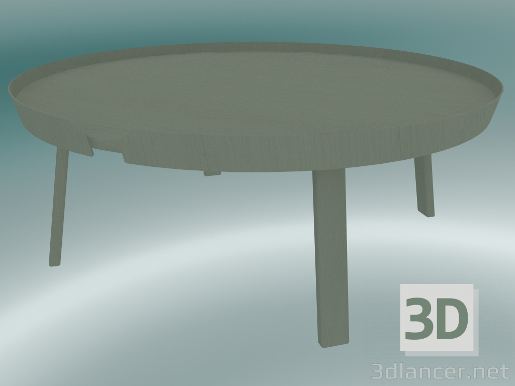 Modelo 3d Mesa de centro Around (Extra Large, Dusty Green) - preview