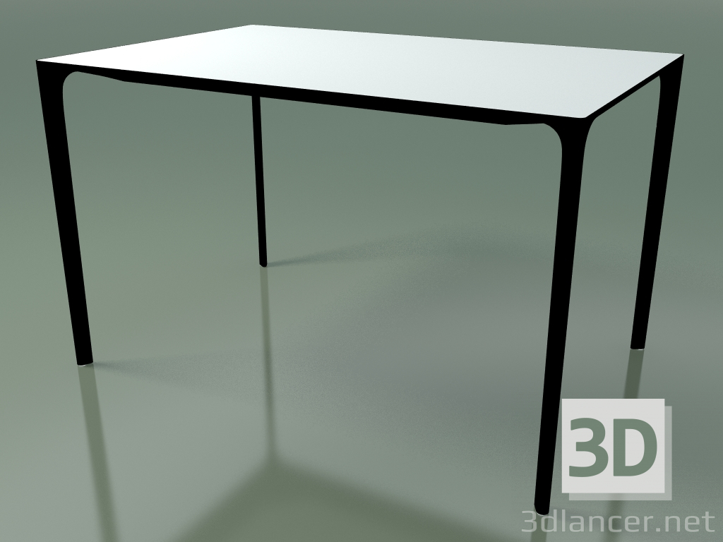 3d model Mesa rectangular 0801 (H 74 - 79x120 cm, laminado Fenix F01, V39) - vista previa