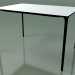 3d model Rectangular table 0801 (H 74 - 79x120 cm, laminate Fenix F01, V39) - preview