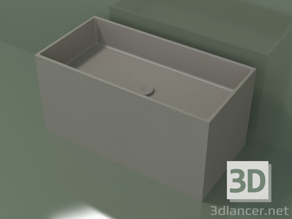 3d model Lavabo sobre encimera (01UN42101, Clay C37, L 72, P 36, H 36 cm) - vista previa