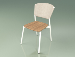 Chaise 020 (Métal Lait, Sable)