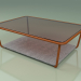 3D Modell Couchtisch 002 (Broniertes Glas, Metallrost, Luna Stone) - Vorschau