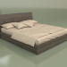 3d model Double bed Mn 2018-1 (Mocha) - preview