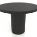 3d model Dining table DT 011 (D=1000x750, wood black) - preview