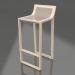 3d model High stool with a high back (Sand) - preview