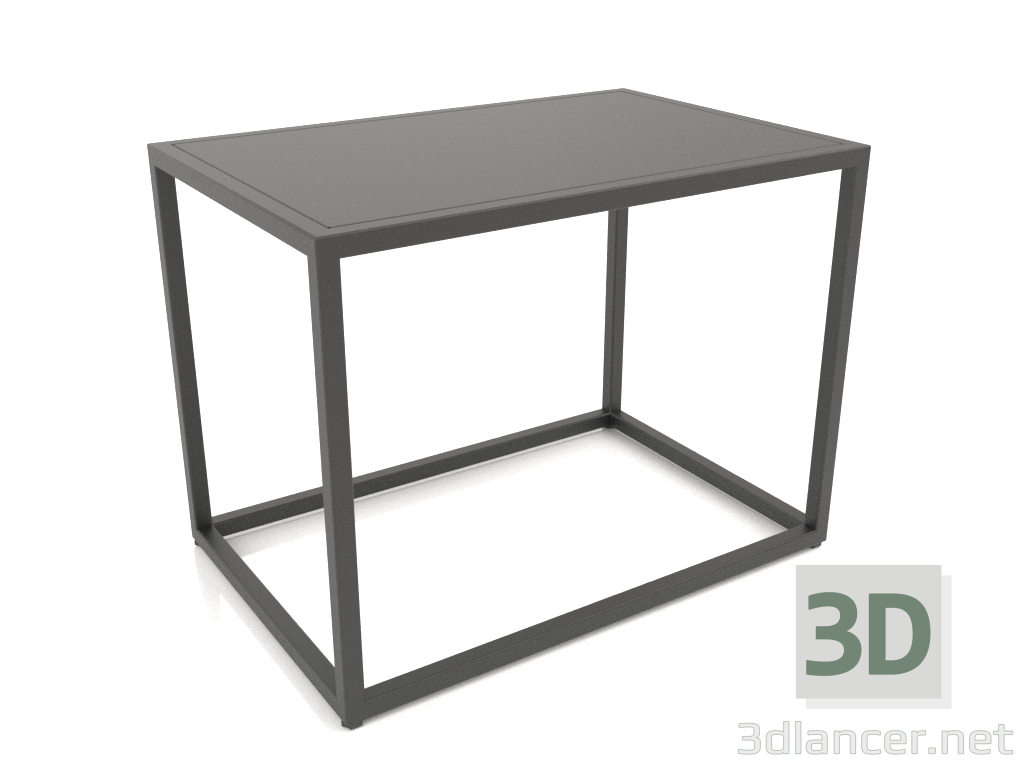 3D Modell Rechteckiger Couchtisch (METALL, 60X40X44) - Vorschau