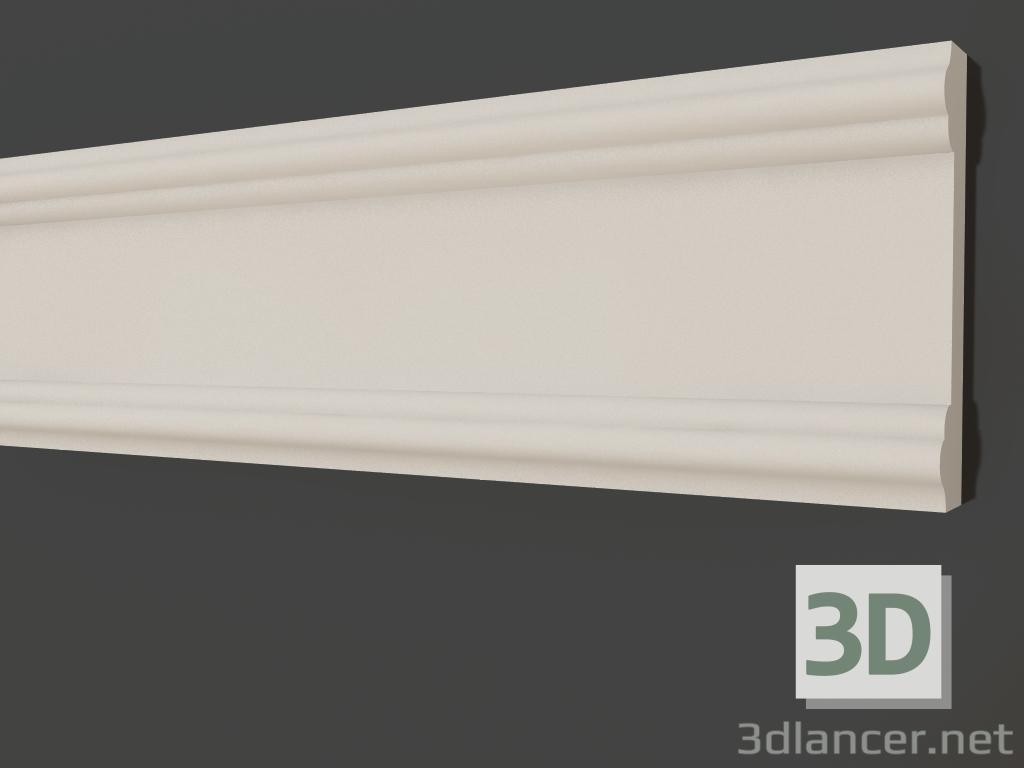 modèle 3D Moulure en plâtre LG 082 (148x31) - preview