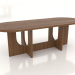 Modelo 3d Mesa de jantar OVAL GRANDE 2400x900 mm (nogueira clara) - preview