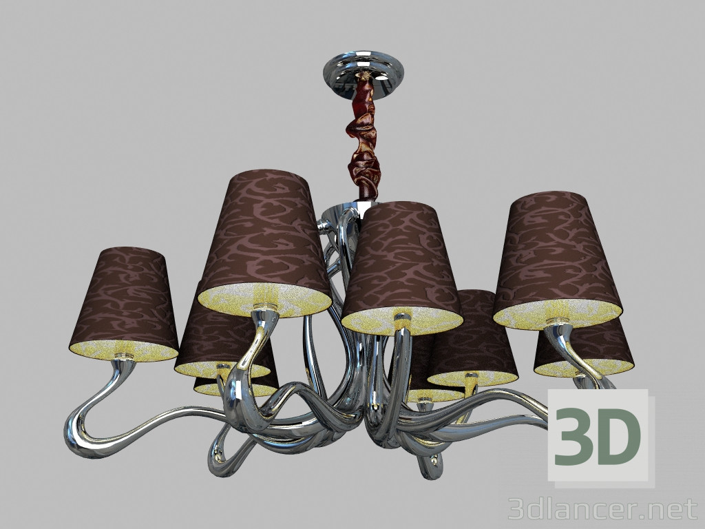 3d model Chandelier pendant md1100808-9a confuso - preview