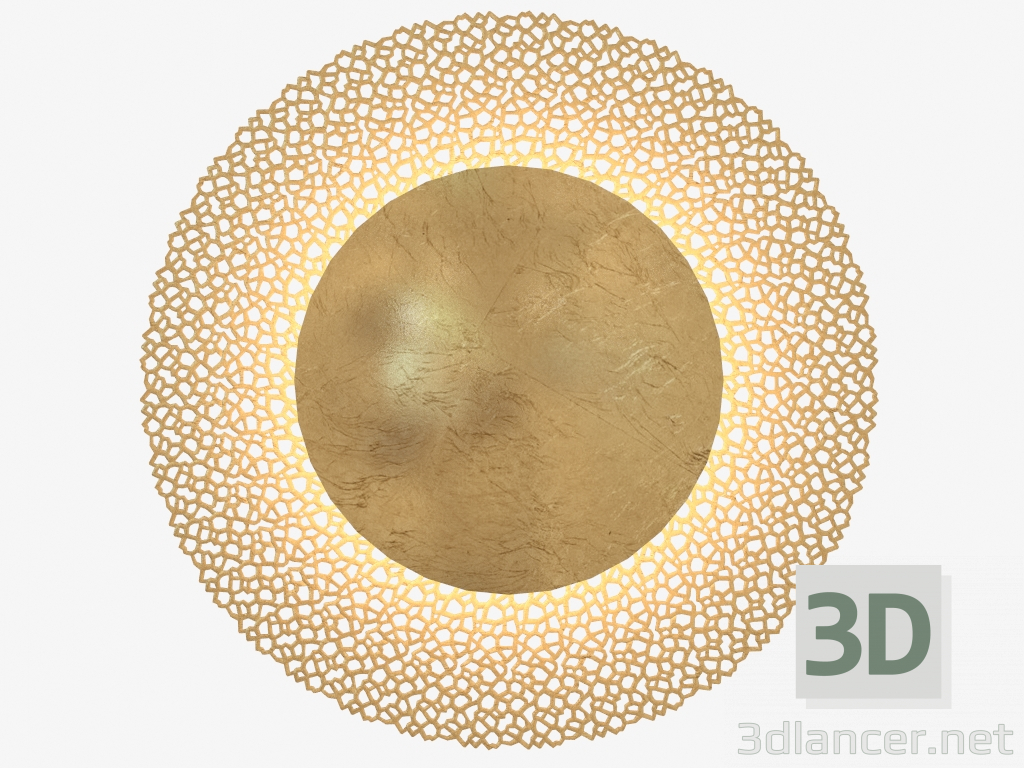 modello 3D Apparecchio per illuminazione a parete e soffitto Solario (3559 18L) - anteprima