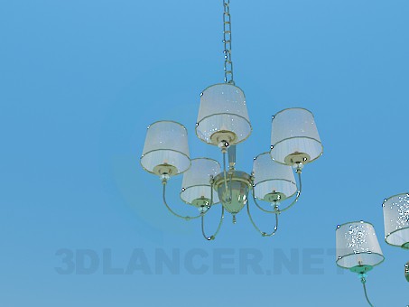 3 डी मॉडल झूमर और sconces - पूर्वावलोकन