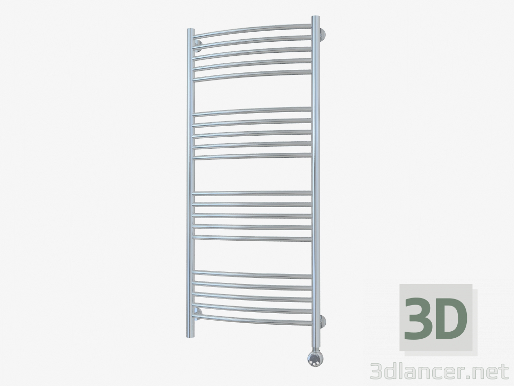 Modelo 3d Radiador curvo de Bohemia (1200x500) - preview